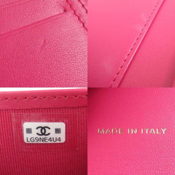 CHANEL Black Lambskin Leather Heart Wallet - Picture 5 of 5